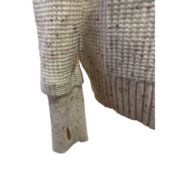 Market & Spruce Speckled Cowl Neck Sweater with Thumbholes NWOT - Picture 2 of 8